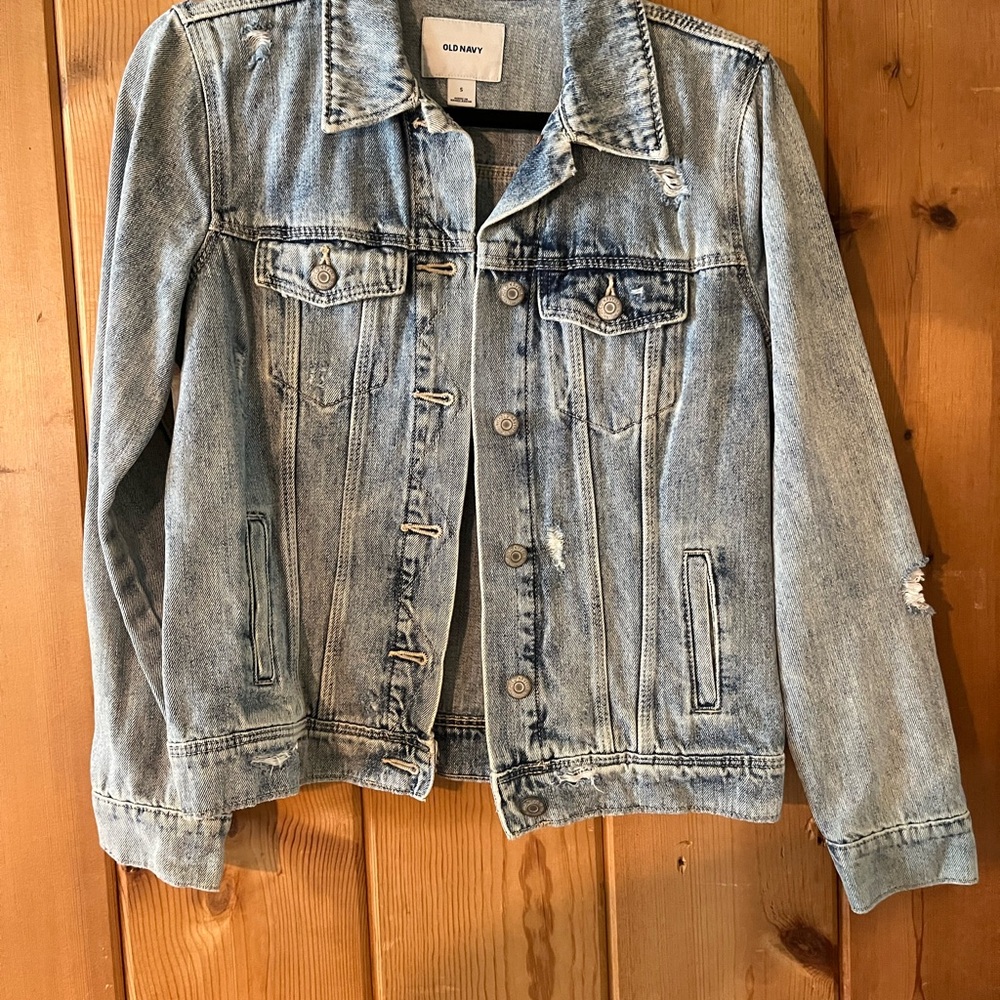 Old Navy Faded Blue Denim Jacket